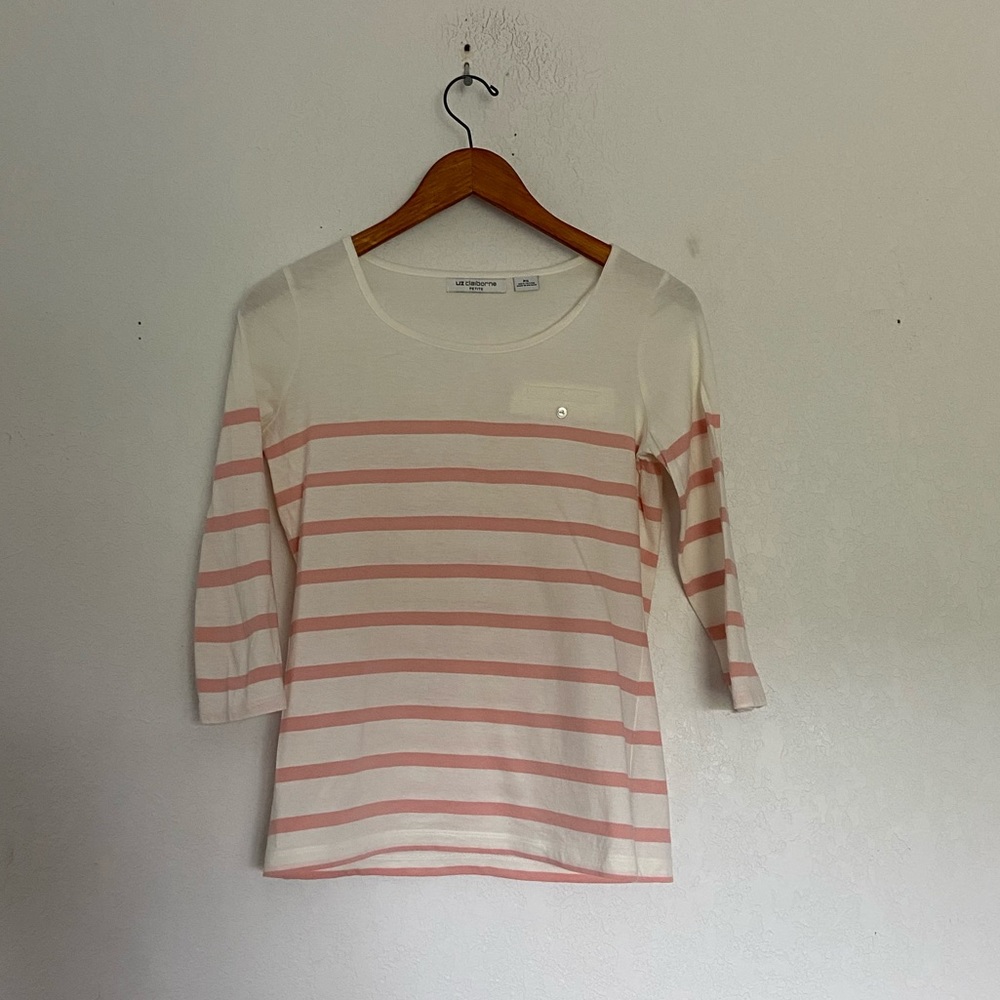 Liz Claiborne Striped Top